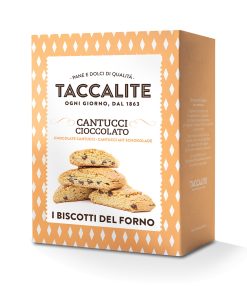 cantucci biscuits with chocolate