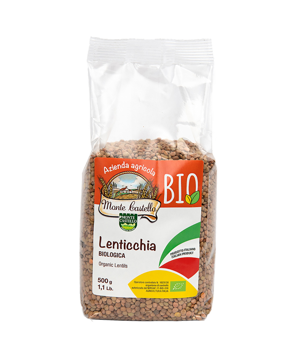 Organic lentils
