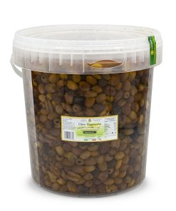 Pitted Taggiasche Olives in Evo Bucket 8,2 L