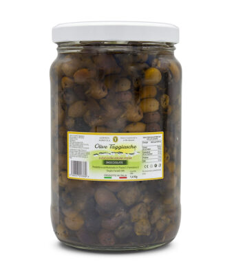 Pitted Taggiasche olives 1700 ml