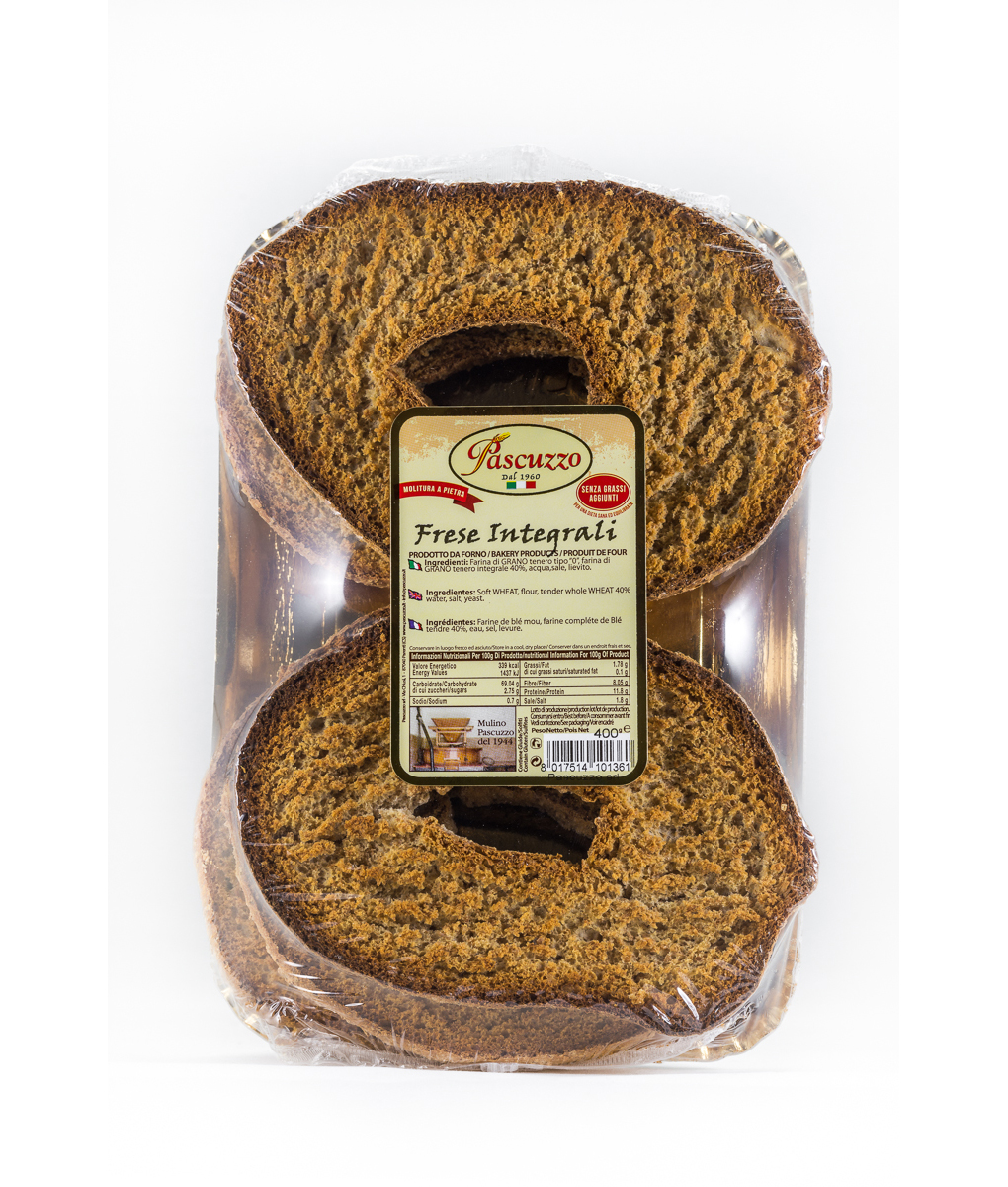 FRESE wholemeal or White - best quality dry bread without preservatives