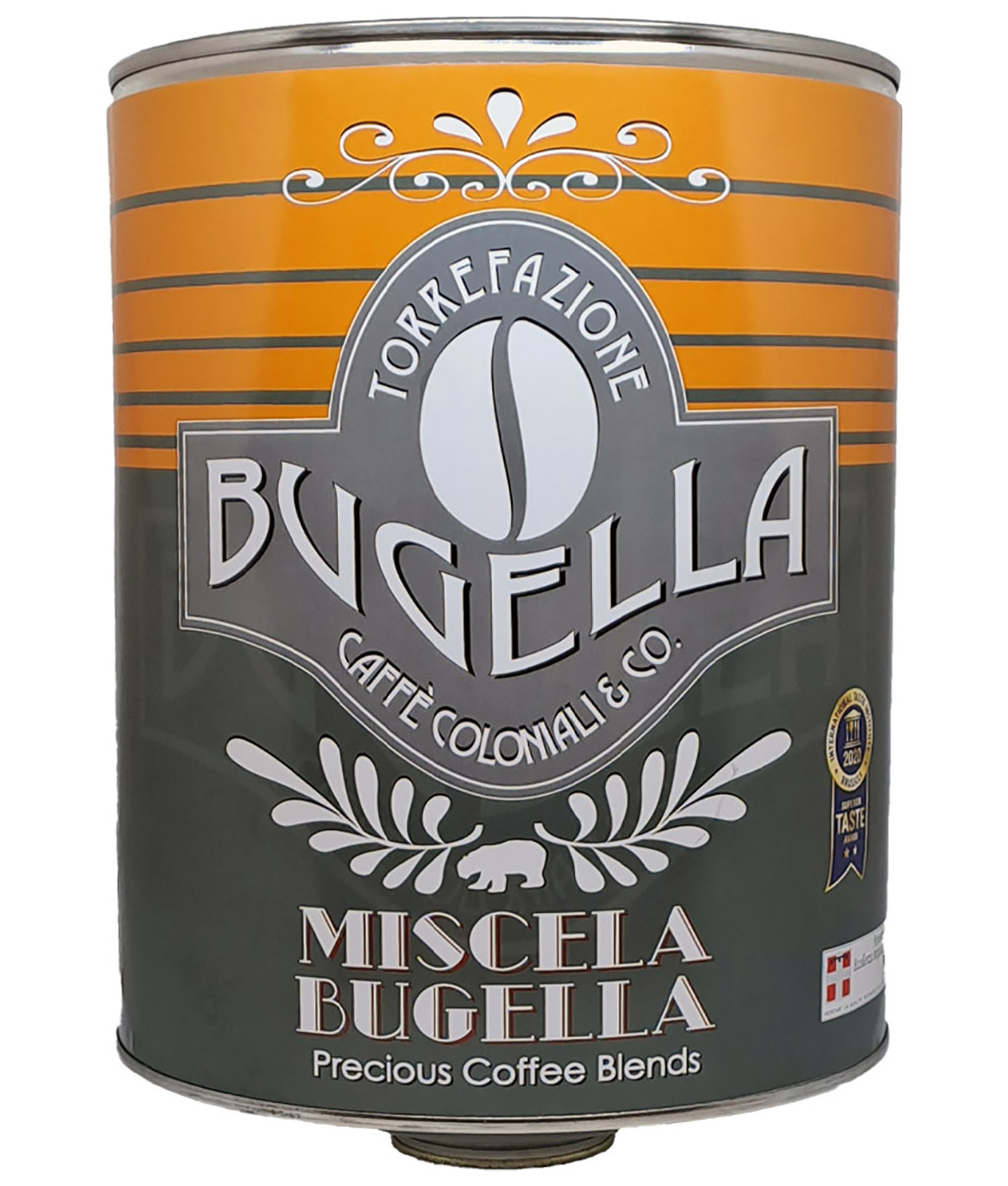 Miscela Bugella 70% Arabica 30% Robusta Coffee - 3 kg can