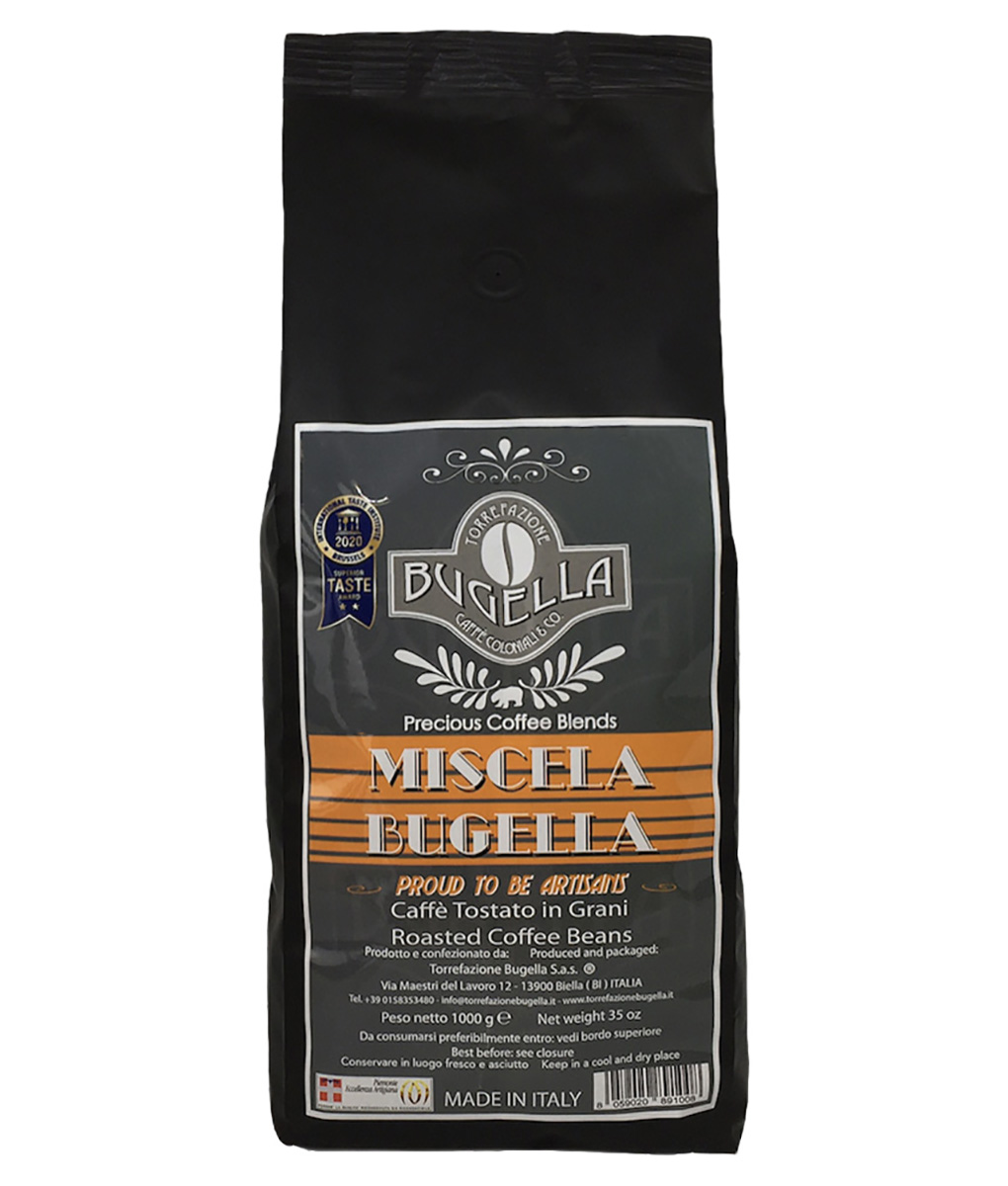 Miscela Bugella roasted coffee beans