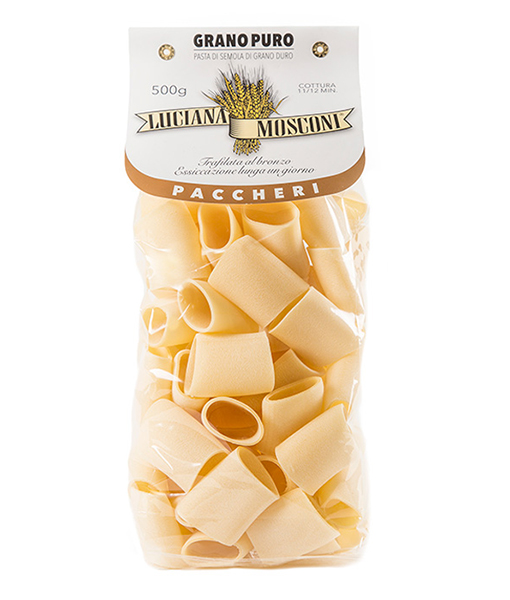 PACCHERI - Pure Wheat Semolina Pasta