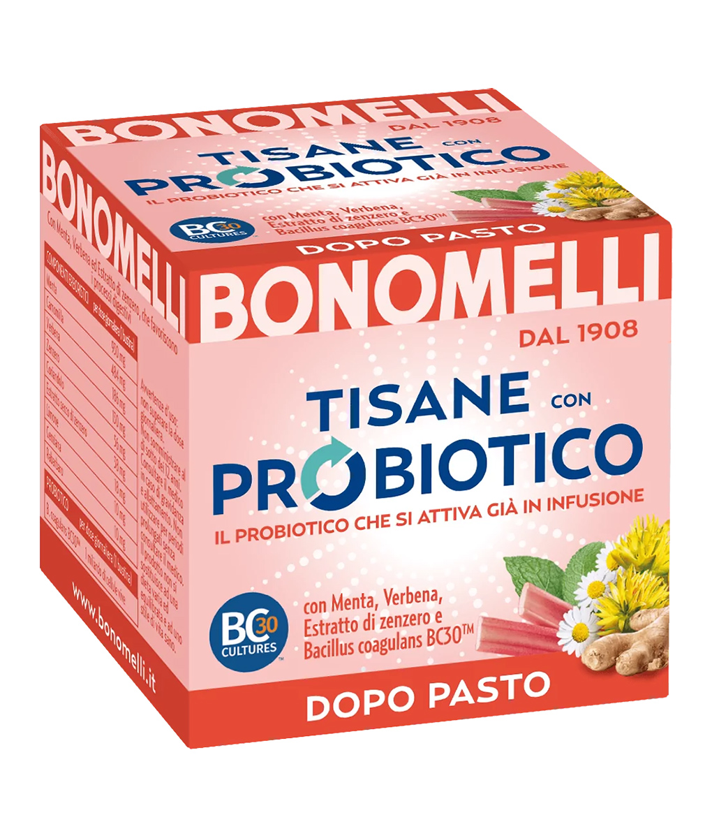 AFTER MEALS Bonomelli Wellness Herbal Teas with Probiotics