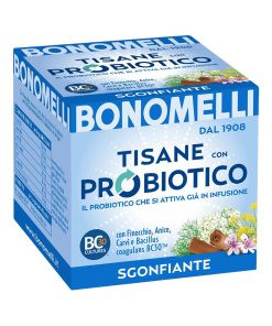 DEBLOATING Bonomelli Wellness Herbal Teas with Probiotics