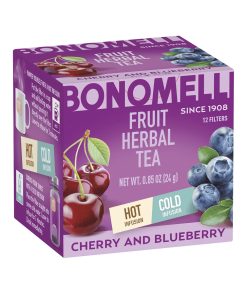 Bonomelli Fruit Herbal Teas CHERRY AND BLUEBERRY
