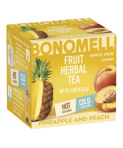 Bonomelli Fruit Herbal Teas PINEAPPLE AND PEACH
