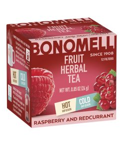 Bonomelli Fruit Herbal Teas RASPBERRY AND REDCURRANT