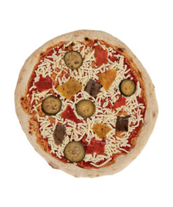 Pizzas with toppings - Grilled vegetables